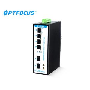 4 Ports Managed Network Switch Industrial Ethernet Switch 2 Gigabit SFP Ports