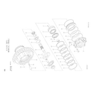 Friction Plate 3107797 Hitachi ZX330-3 Travel Oil Motor