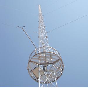 Three Legged Steel Lattice Antenna Guyed Wire Tower