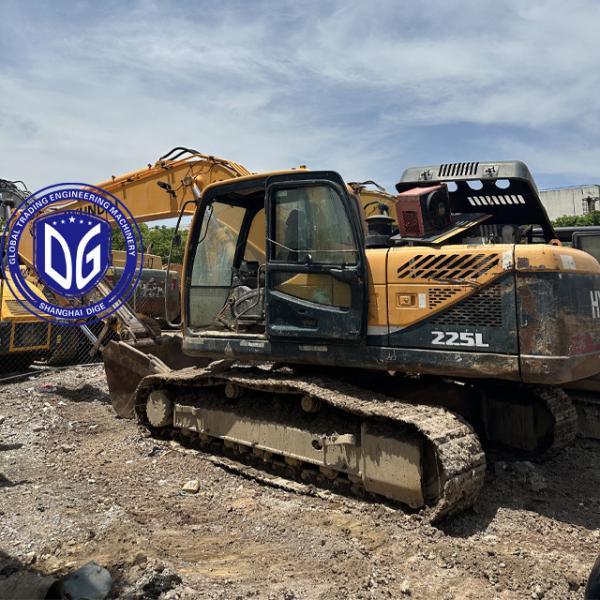 Original Hyundai 225 22.5Ton Hydraulic Excavator,Good Condition,On Sale Now