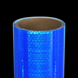 China Blue Full-cube Prismatic Diamond Reflective Sheeting For Highways on sale