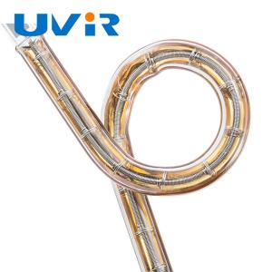 Custom Halogen Ring Infrared Heating Lamp 24V-575V Gold Coated