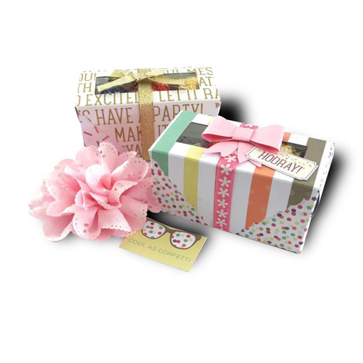 Buy Paperboard Christmas Candy Gift Boxes Customized Logo at wholesale prices