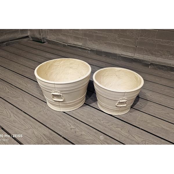Buy Frost Resistant Reinforced Clay Planter Hand Carved and Durable for B2B Purchases at wholesale prices