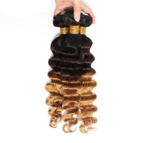 #T1B/4/27 Loose Deep Wave Remy Human Hair Bundles Sew In Weave Bundles Brazilian Bundle Deals