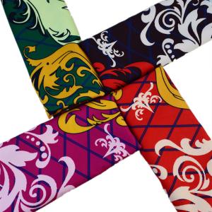 Pink Printed Upholstery Fabric For Dress Roll Packing