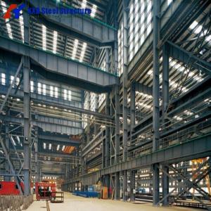 Prefabricated Industrial Factory Warehouse Metal Frame House Modular Steel