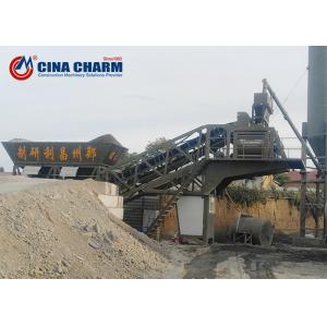 CE ISO Certificate mobile ready mix concrete plant Mini Manufacturing