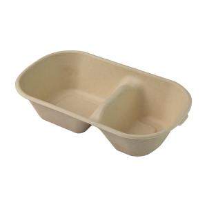 Biodegradable Disposable Sugarcane Bagasse takeaway Containers Box