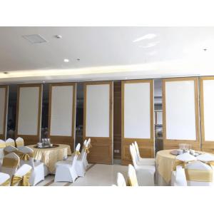 Top Hanging System Acoustic Foldable Partition Wall Anodized Aluminum 6063-T5