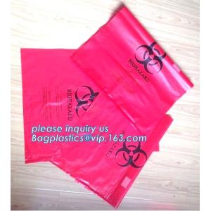 autoclavable Biohazard Collection Bags, 40 Gallon Biohazard Garbage Bag, ldpe