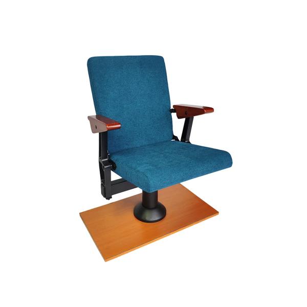Buy Fire Retardant Fabric Fixed Stadium Seating Upholstered Theater Seating at wholesale prices