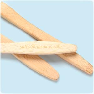 Natural Charcoal Biodegradable Bamboo Toothbrush Custom Green