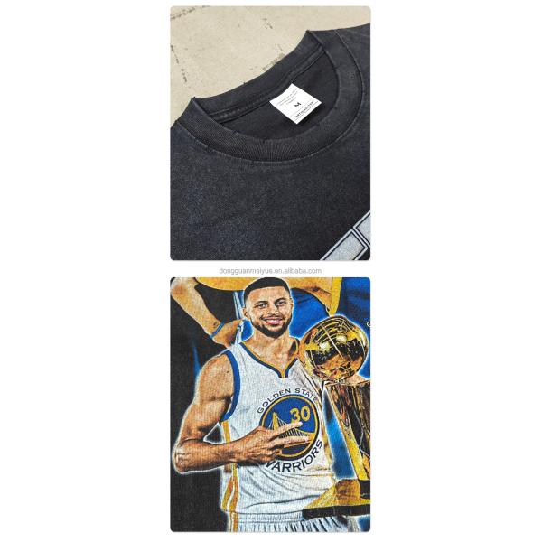 Wholesale Unisex Bulk Dtg Print Vintage T-Shirt Men 100% Cotton Tee Acid Wash T Shirt Streetwear Sun Faded T Shirt for Men