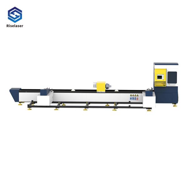 Buy Dustproof Metal Tube Laser Cutting Machine , Safe Laser Cutting Machine at wholesale prices