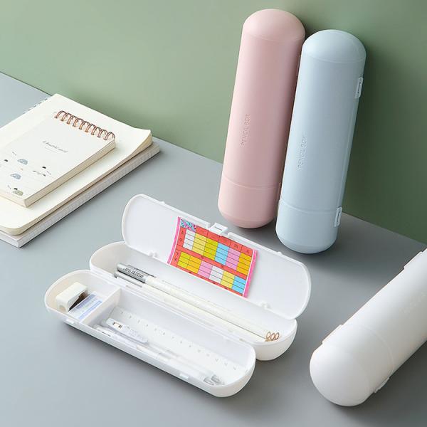 Transparent PVC Plastic Cute Pure Clear Pencil Case for Schools Offices Unisex Design