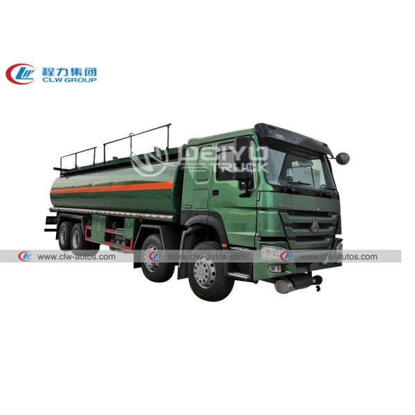 Sinotruk HOWO 12 Wheeler 25m3 Oil Tanker Truck Fuel Transportation Machine