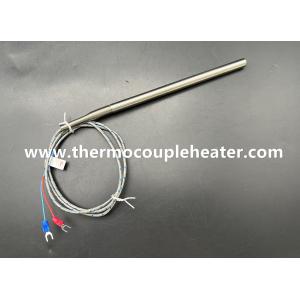 China Thermocouple Type J Diamater 10mm, Leads With Spring Protection on sale