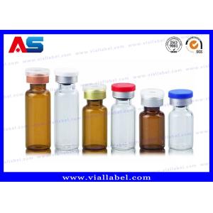 Manual crimper Sterile Glass Bodybuilding 10ml Vials With Caps