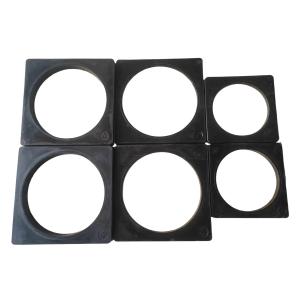 2kg Safety Cone Weights 370*370*18mm Traffic Cone Base Weights Windproof