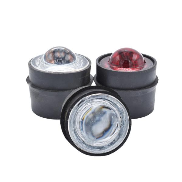 Buy 360 Degree Reflective Tempered Glass Cat Eye Road Stud for Customized Installations at wholesale prices