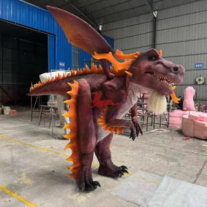 China Theme Park Exhibitions Realistic Animatronic Dragon Costume 12 Months Warranty on sale