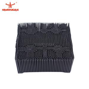 PN 92911001 Auto Cutter Parts 1.6" Black Square Foot Bristle