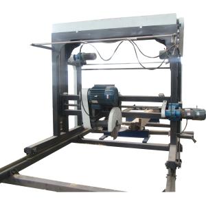 automatic angle circular sawmill with double blades wood cutting mill machine