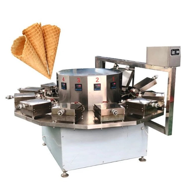 Buy Automatic Commercial Ice Cream Wafer Cone Making Machine at wholesale prices