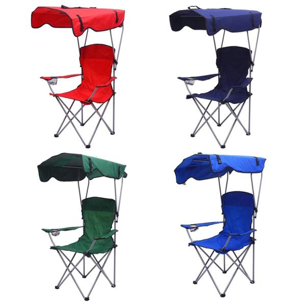 Outdoor Garden Camping Portable Backpack Fishing Chair with Office Building Style
