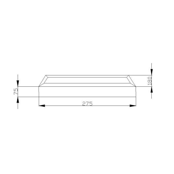 6000K 20w Outdoor Led Wall Light , Rectangle IP65 85-265v Car Park Lighting