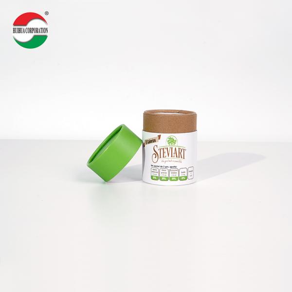Custom Printed Kraft Paper Tube with Foil Lining for Food Powder