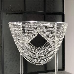 China manufacturer wholesale luxury Wedding centerpieces large crystal flower