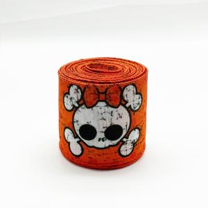 Cute Cartoon Halloween Wired Ribbon 63mm Festival Halloween Grosgrain Ribbon