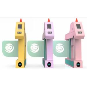 304SS Cute Animal Design Kindergarten Metal Swing Barrier Gate Bidirectional