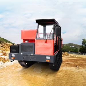 Powerful Weichai Jiaxin Engine 10 Ton Crawler Dumper Truck For Slope Transportat