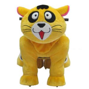 Enjoy high quality plush feast.plush electrical animal toy car
