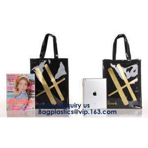 Women Waterproof Handbags Transparent PVC Plastic Pouch Beach Bags,Handle