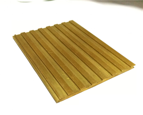 Anti Oxidation C3800 95mm Wide Brass Stair Nosing For Floor Decor
