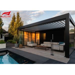 Customized Outdoor Modern Motorized Aluminum Roof Garden Pergola