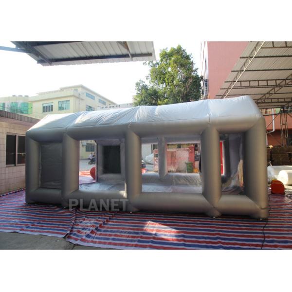 Buy Automatic Car Inflatable Spray Paint Booth 6mx4mx3m With Logo Printing at wholesale prices