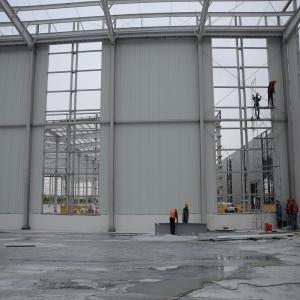 Light Steel Aircraft Hangar Q355 Q235 with H-Section Beam