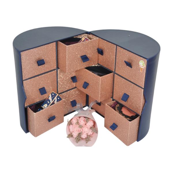 Ultraportable Recycled Paper Holiday Gift Box Packaging Multipurpose