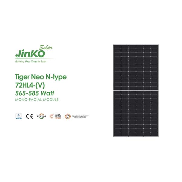 565W 570W Jinko Solar Panel 575W 580W 585W Bifacial Mono Perc Double Glass Module