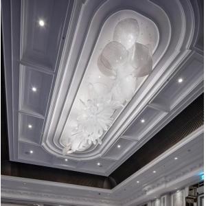 Light Luxury Simple Non-standard Engineering Lamp Glass Staircase Chandelier