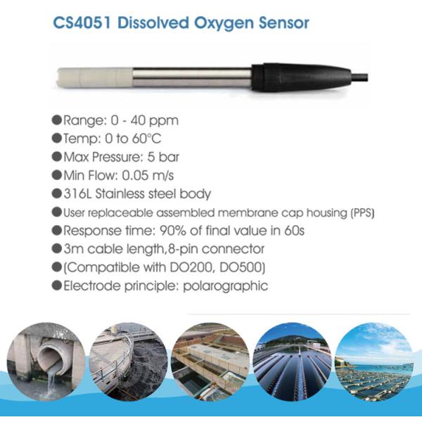 Professional Water Testing Dissolved Oxygen Meter DO Tester with IP67 Protection Grade