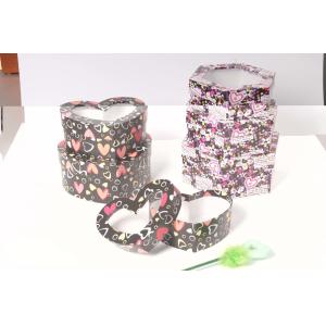 High-end rigid cardboard box various shapes gift package box with clear PVC