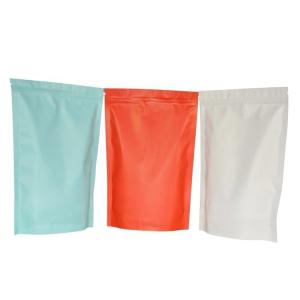 China Custom printed nut food/pet packaging plastic/kraft paper bag with zipper top stand up pouch on sale