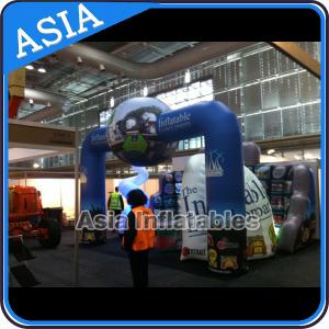 Ce Certificated Blue Inflatable Gate , Advertising Inflatable