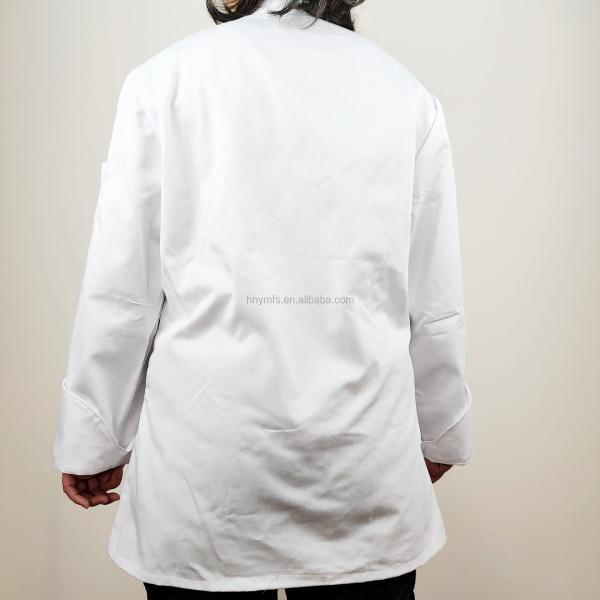 Women No MOQ Restaurant Breathable Chef Coats Modern Design